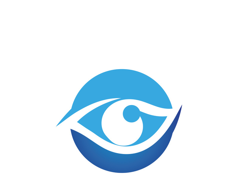 Eye vector logo design image template