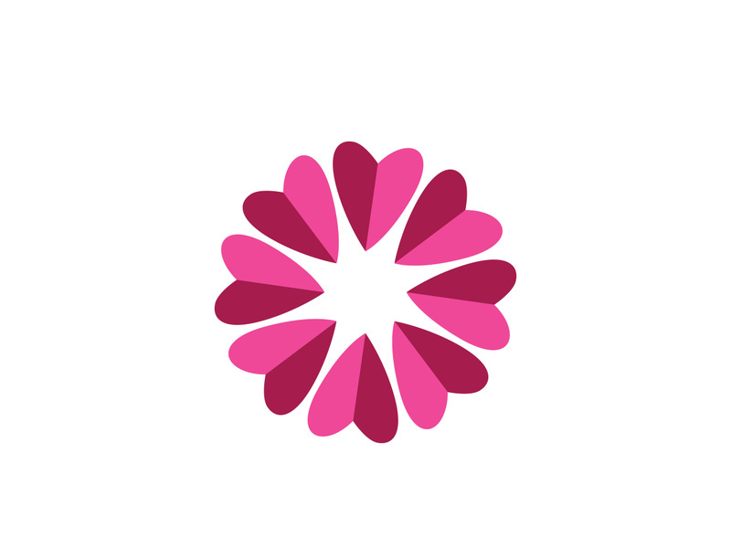 Flower icon design illustration