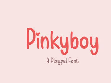 Pinkyboy - Sans Monoline Display preview picture