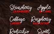 Red Peppers Font Duo