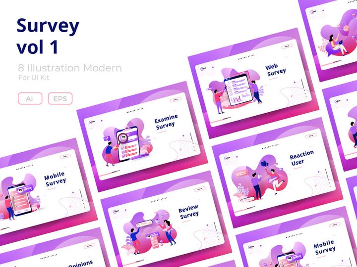 Survey vol 1 sets Illustration