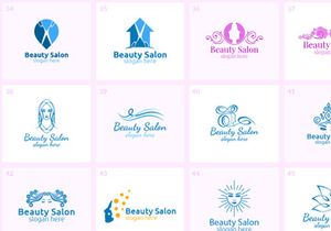 50+ Beauty Salon Logo Bundle