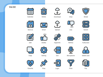 User Interface Icon Pack Vol.02