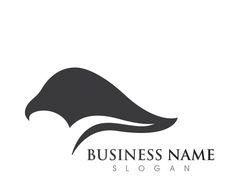 Falcon Eagle bird Logo Template vector illustration design