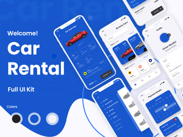 Rent a Car - Rental Car UI Kit preview picture