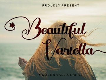 Beautiful Variella - Modern Calligraphy preview picture