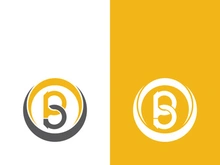 B letter logo template vector illustration