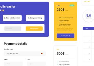 WebSite Template Skyfit For Figma And Photoshop