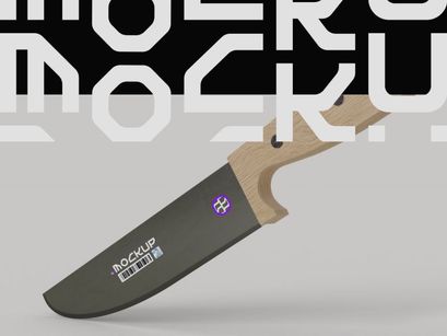 Knife Mockup