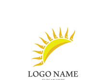 Sun vector illustration icon logo template design