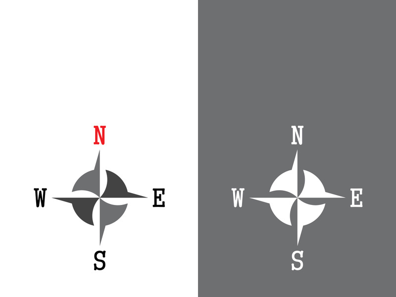 Compass logo template vector icon illustration design