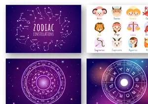 11 Zodiac Wheel Astrological Sign Illustration