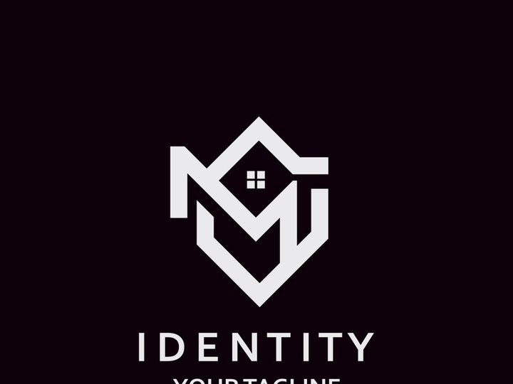 Letter MJ elegance logo with elegant home concept simple and minimalist graphic design