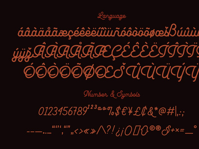 Leuthikline Beautiful Monoline Font