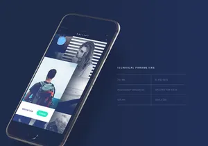 FADE App UI Kit [PSD]