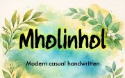 Mholinhol – Modern Casual Handwritten Font (OTF-TTF)