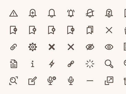 UI — Basic icons