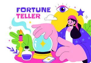 10 Fortune Teller Tarot Illustration