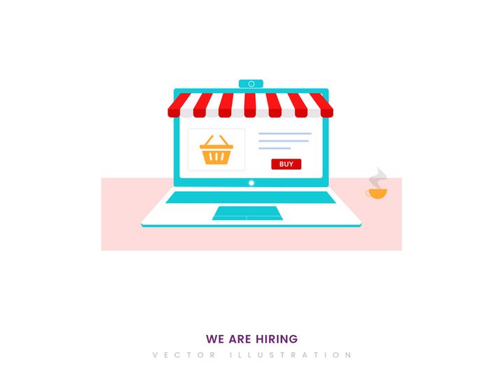 Shopping Online concept