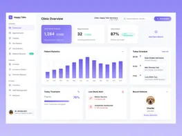 Clinic Management Dashboard SaaS UI/UX Design preview picture