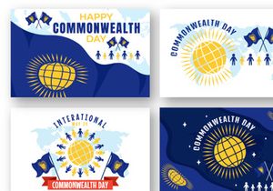 12 Commonwealth Day Illustration