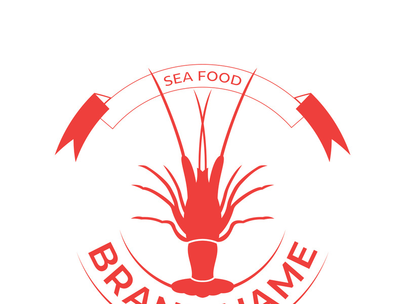 Vintage lobster logo