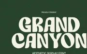 Grand Canyon - Display Font