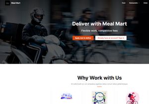 Meal mart food delivery application