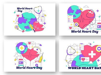 10 World Heart Day Illustration