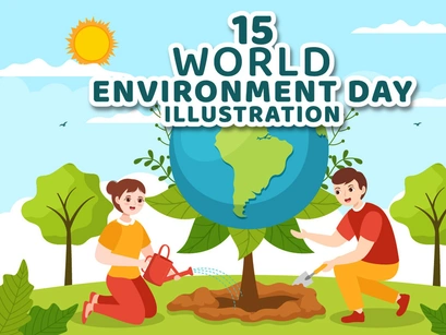 15 World Environment Day Illustration