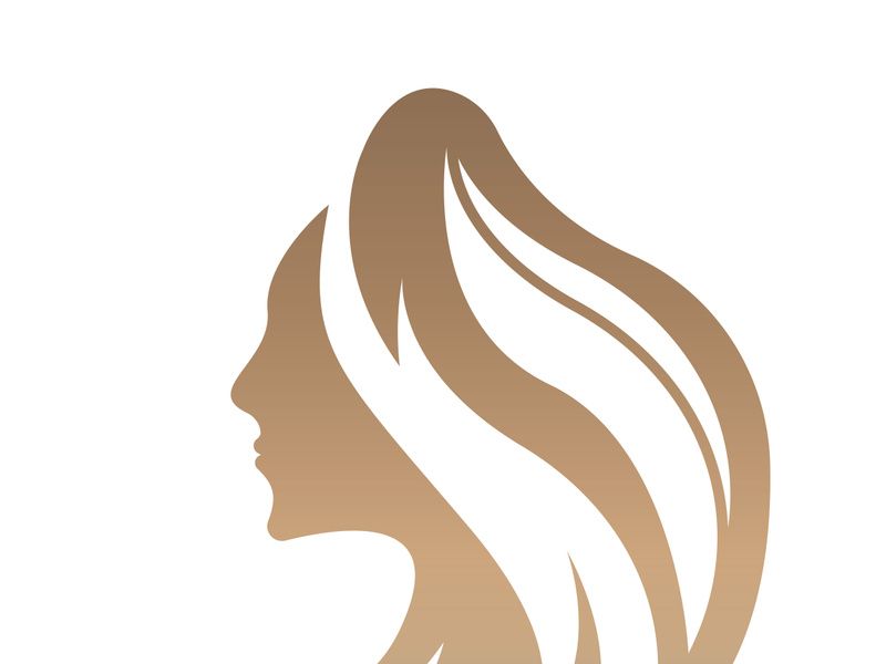 Women beauty, salon, spa, hair minimalist logo design inspiration