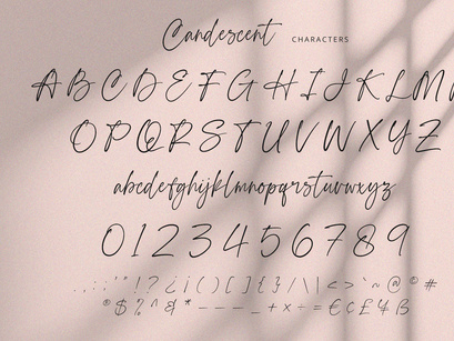 Candescent - Handwritten Font