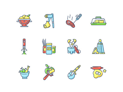 Food and drink icon bundle