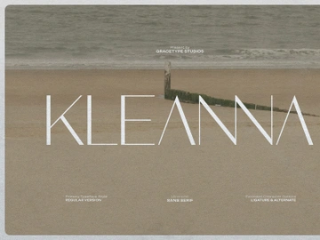 Kleanna | Minimalist Sans Serif preview picture