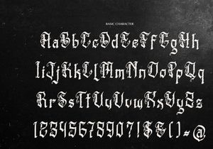 Walter Notailor | Blackletter Typeface