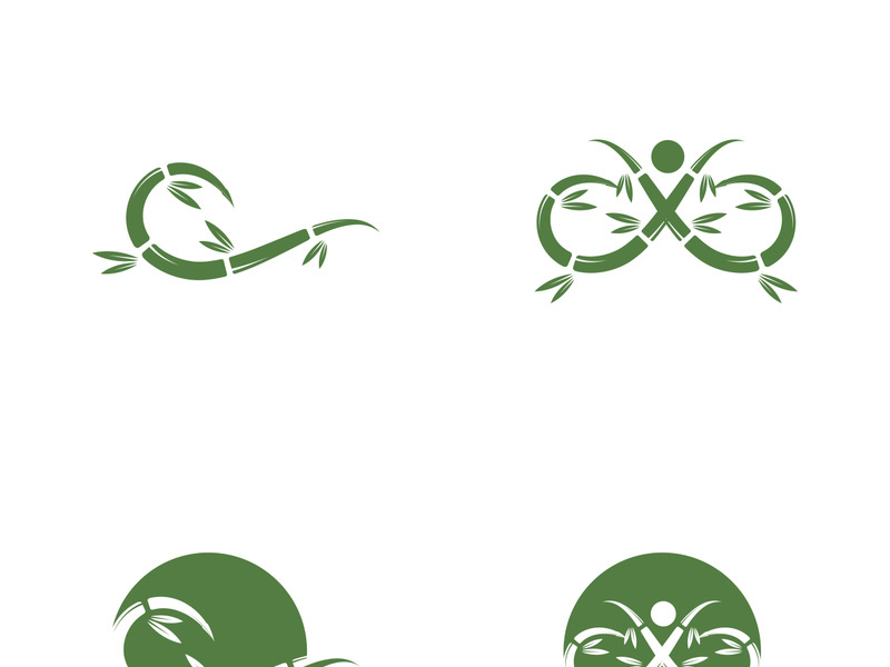 Bamboo Logo Template vector icon