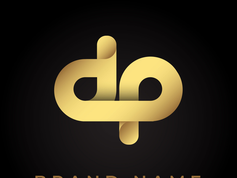 dp Monogram logo . Rate out of 10 guys? Do you love the idea behind this  awesome design? We lov… | P logo design, Website logo design, Food logo  design inspiration