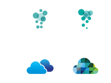 Cloud abstract logo creative design. preview picture