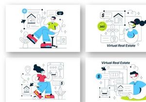 10 Virtual Real Estate Illustration