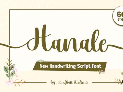 Hanale Handwritten Script Font