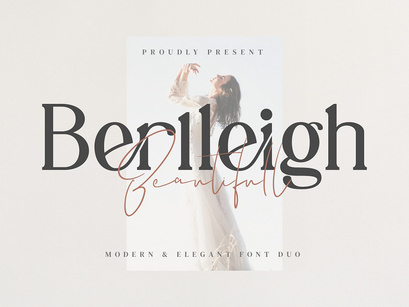 Berlleigh Beautifull Font Duo