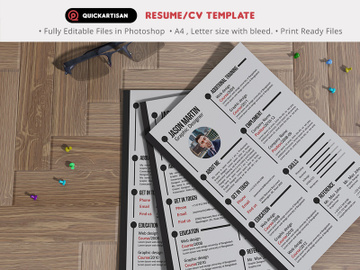 Resume/CV Template 02 preview picture