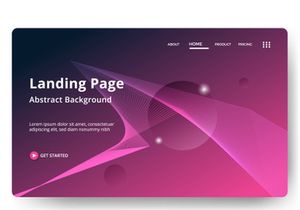 Asbtract background Landing page template vol 1