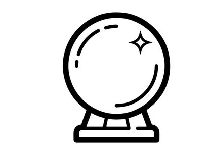 Minimalist Halloween countdown clock with glowing star. Simple spooky time tracker for seasonal promotions and festive designs.