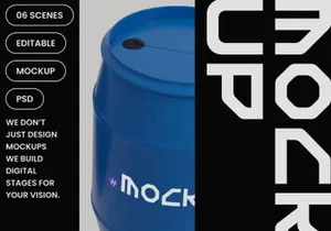 Diesel Fuel Can Mockup