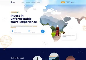 Travel Website Landing Page