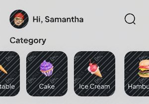 UI Kit Aplikasi Resep Mobile