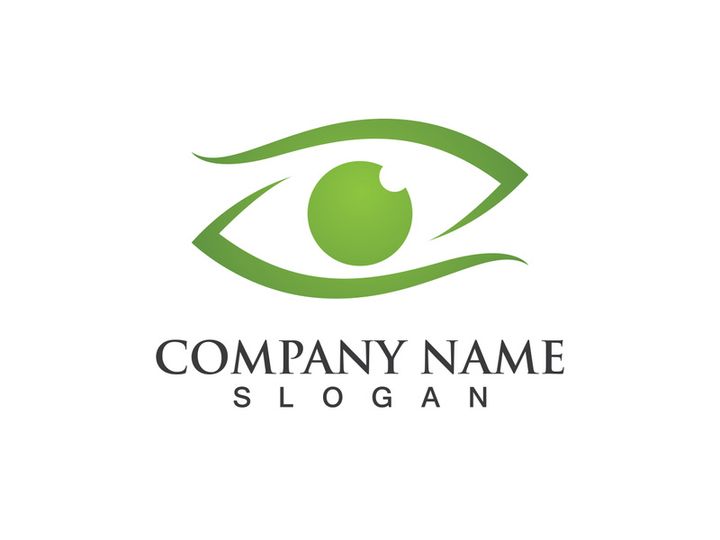 Eye Care vector logo design