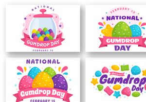 12 National Gumdrop Day Illustration