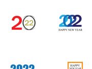 happy new year 2022 vector illustration design template